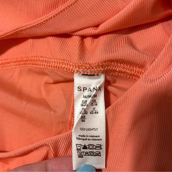 SPANX Orange Sleeveless Relaxed Tank Top - Picture 4 of 4